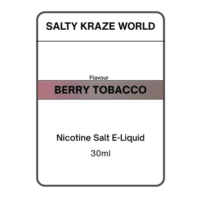 Berry Tobacco - Nicotine Salt E-liquid