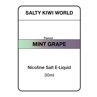 Mint Grape - Nicotine Salt E-liquid
