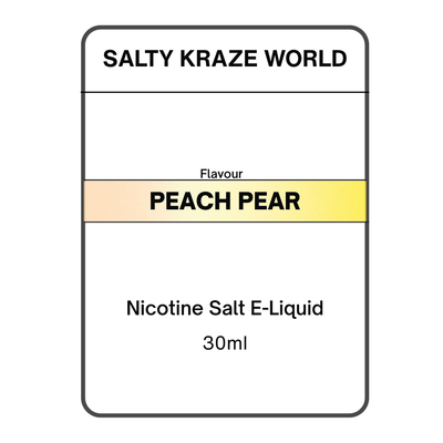 [Ice Ed.] Peach Pear - Nicotine Salt E-liquid