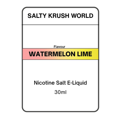 [Ice Ed.] Watermelon Lime - Nicotine Salt E-Liquid