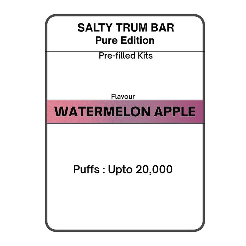 Salty TRUM Bar Pre-filled Kit | Pure Edition