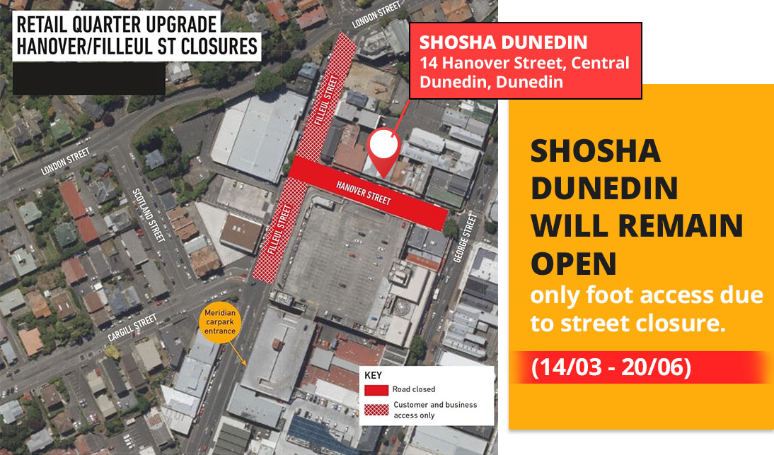 Shosha Dunedin will remain open