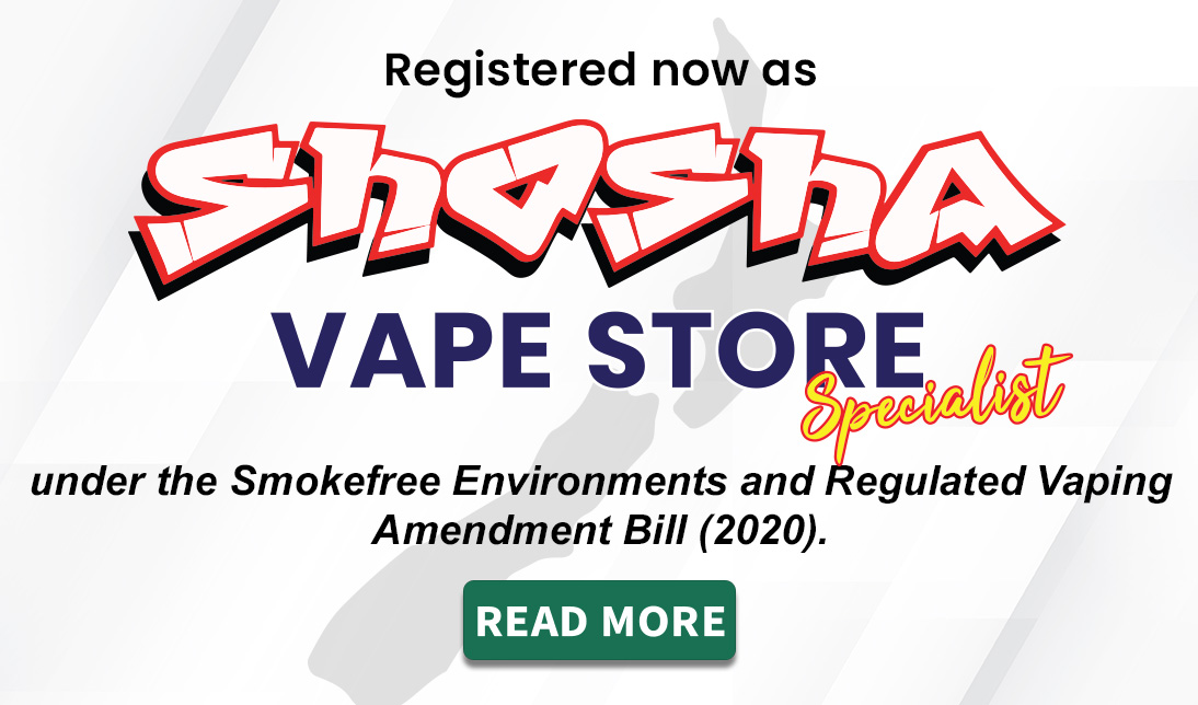 Shosha will be registered as vape store specialist